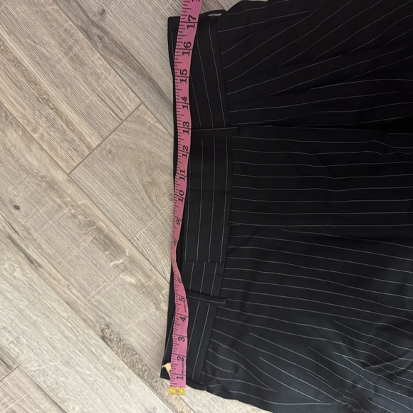 Gucci pants pin stripe black white logo buttons business professional stylish - Picture 14 of 16